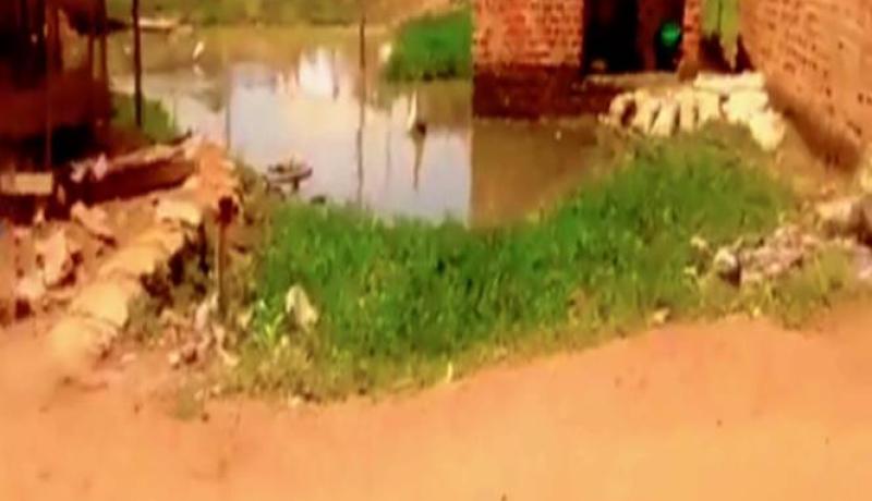 Flood waters in Kirombe